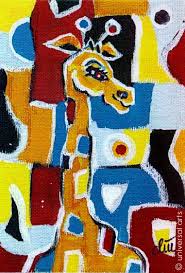 Mondriowl, by Eric Barclay | Arte de mondrian, Obras de arte niños ...